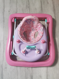 chad valley baby walker pink